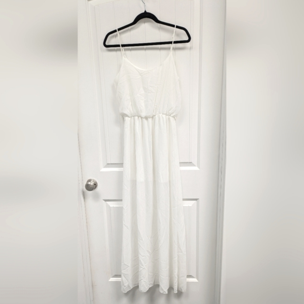 Poetry White Grecian Maxi Dress